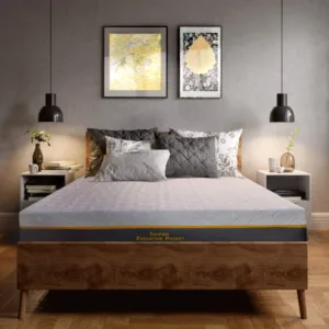 Saltea cu memorie si arcuri individuale Somnexpert Silver Evolution Pocket Spring 160 x 200 x 24 cm cu husa detasabila