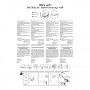 Saltea de Infasat Ceba Baby Ultra Light 50x70cm cu intaritura Prieteni Nedespartiti