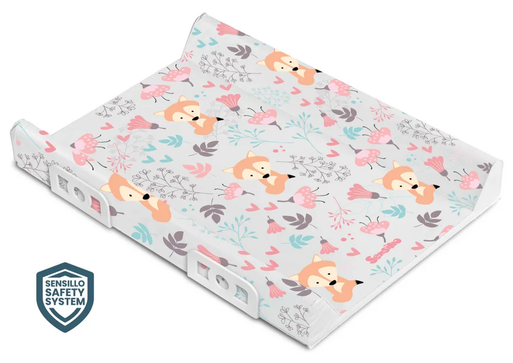 Saltea de infasat Sensillo Forest Fox Platinum 70x50 cm cu intaritura