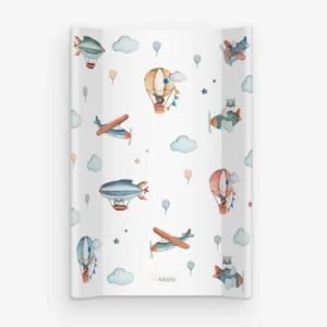 Saltea de infasat bebe cu intaritura 70x48 Klups Sky World C004