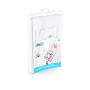 Saltea de infasat cu husa detasabila si sistem anti-rasucire BabyJem White
