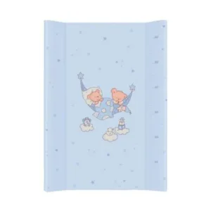Saltea de infasat cu intaritura 80x50 cm ursuletii somnorosi albastru