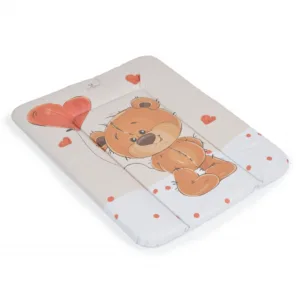 Saltea de infasat moale Cangaroo Teddy bear 70x50 cm