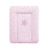 Saltea de infasat moale fara intaritura si capat inchis Steluta Roz 50x70 cm