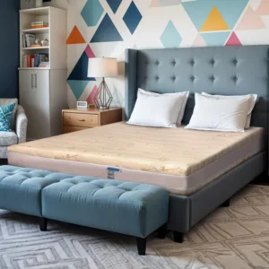 Saltea de pat ortopedica 130x190 latex si cocos econatura