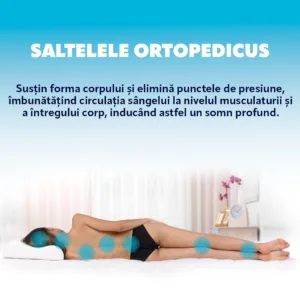 Saltea de pat ortopedica cu latex 140x200 cm