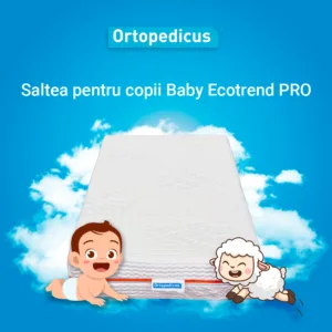 Saltea de pat pentru copii 70x140 Baby Ecotrend Pro
