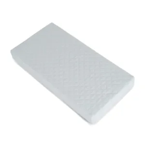 Saltea de spuma cu cocos Moni Hugzzz 60 x 120 x 12 cm Alb