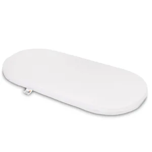 Saltea din spuma pentru landou 75x36x5 cm Nativo Travel Alba