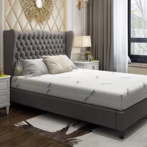 Saltea din spuma poliuretanica Somnomed Antiacaria 120 x 200 x 20 cm cu husa detasabila