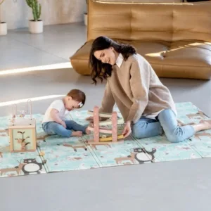 Saltea educativa pentru copii Neno Mondo din spuma