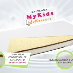 Saltea fibra cocos Merinos 120x60x08 cm