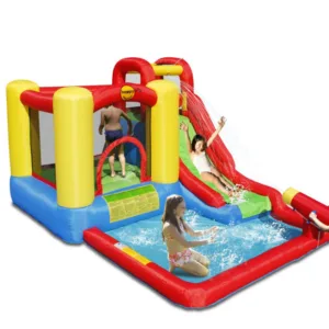 Saltea gonflabila JumpSplash cu piscina