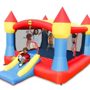 Saltea gonflabila Super Castel cu tobogan