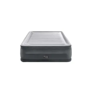 Saltea gonflabila de dormit cu pompa electrica integrata Intex 64414 gri 152 x 203 x 46 cm