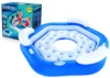 Saltea gonflabila tip insula pentru 3 persoane Bestway 43111 191 x 178 cm max 270 kg