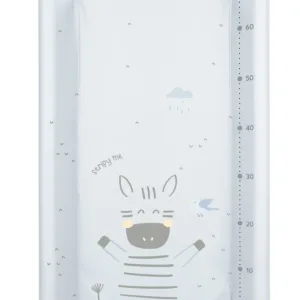 Saltea infasat soft cu suprafata impermeabila KikkaBoo 80x50cm Stripy Friends