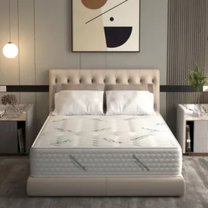 Saltea ortopedica cu arcuri Pocket Hypoallergenicmed safe relax Horeca 140x200x25 cm husa tratament antialergic