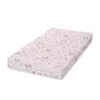 Saltea patut Lorelli Relax Pink Ballerina Bear 120x60x10 cm din spuma elastica cu husa detasabila din bumbac