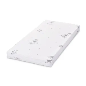 Saltea patut balansoar First Dreams 90x42x6 cm spuma elastica Green Giraffe