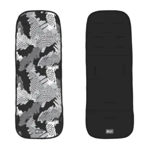 Saltea pentru carucior KikkaBoo cu doua fete Memphis Black