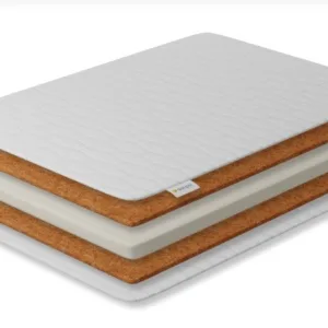 Saltea pentru copii Cocos Spuma T18 Cocos cu husa detasabila bumbac 120X60X10 cm