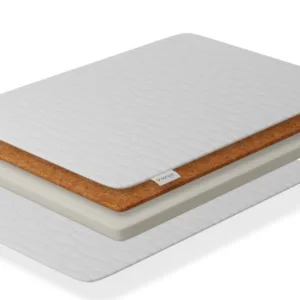 Saltea pentru copii cocos spuma T18 cu husa detasabila bumbac 140x70x10 cm