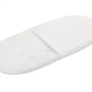 Saltea pentru landou bebelusi Sensillo Quilted Alba 75x32x3 cm