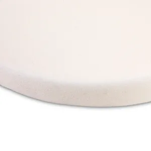 Saltea pentru landou cu husa detasabila din bumbac si fermoar 78x30x2 cm Nichiduta Dreamillo Alb