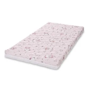 Saltea pentru patut 120x60x10 cm Lorelli Holiday Pink Ballerina Bear compozitie cocos spuma cocos