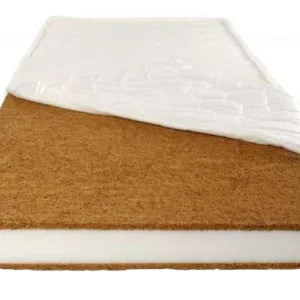 Saltea pentru patut Bebebroyal Komfort 120x60x12 cm alba