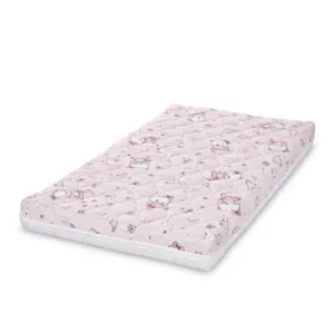 Saltea pentru patut Lorelli Havana Pink Ballerina Bear 110x62x10 cm cocos si spuma elastica