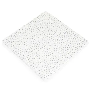 Saltea pentru tarc de joaca Moni Hugzzz Confort 88 x 88 x 5 cm Alb Stelute Gri