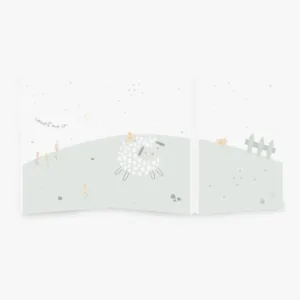 Saltea pliabila Kikka Boo 60x120x5 cm Sleepy Sheep Verde