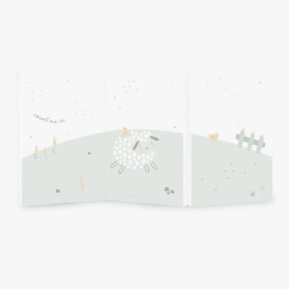 Saltea pliabila Kikka Boo 60x120x5 cm Sleepy Sheep Verde