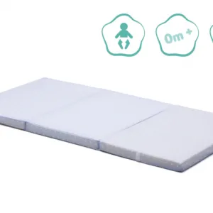 Saltea pliabila pentru copii Fillikid Buline Bleu 120x60x4 cm