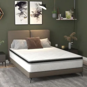 Saltea superortopedica Somnart Fermo 80 x 200 x 30 cm cu husa matlasata si arcuri