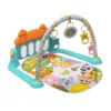 Salteluta de activitati cu pian Chipolino Zoo Party 75 x 61 x 59 cm Albastru