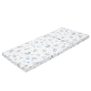 Salteluta pliabila New Baby standard pentru patut din spuma 120x60x5 cm Koala Blue