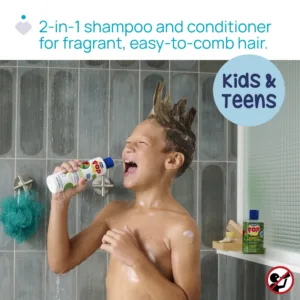 Sampon si balsam de par 2 in 1 Chicco POP cu aroma de pepene rosu