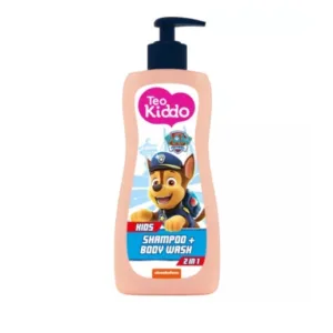 Sampon si gel de dus 2 in 1 pentru baieti Paw Patrol Teo Kiddo 400 ml Teo Bebe