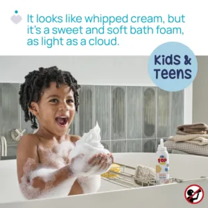 Sampon si gel de dus Chicco Pop tip spuma cu aroma de prajitura cu vanilie