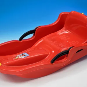 Sanie bob cu spatar si manere pentru frana Marmat Speed rosu