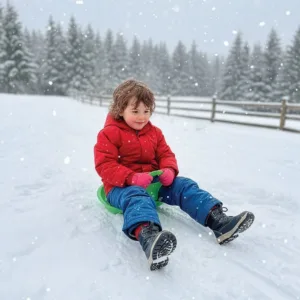 Sanie copii tip plansa Pilsan Apple Blue 53x38 cm