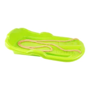 Sanie pentru copii cu franghie din plastic verde 62x36x11 cm 12888