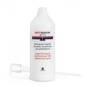 Sapun lichid antibacterian pentru fata si corp ph 5.5 Septi Savon 1000ml