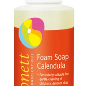 Sapun lichid ecologic spumant cu galbenele pentru copii 200ml Sonett
