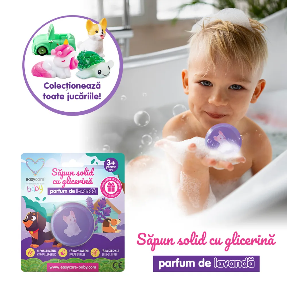 Sapun solid cu glicerina si jucarie pentru copii