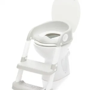 Scara cu reductor WC moale 12 luni+ grey white Fillikid