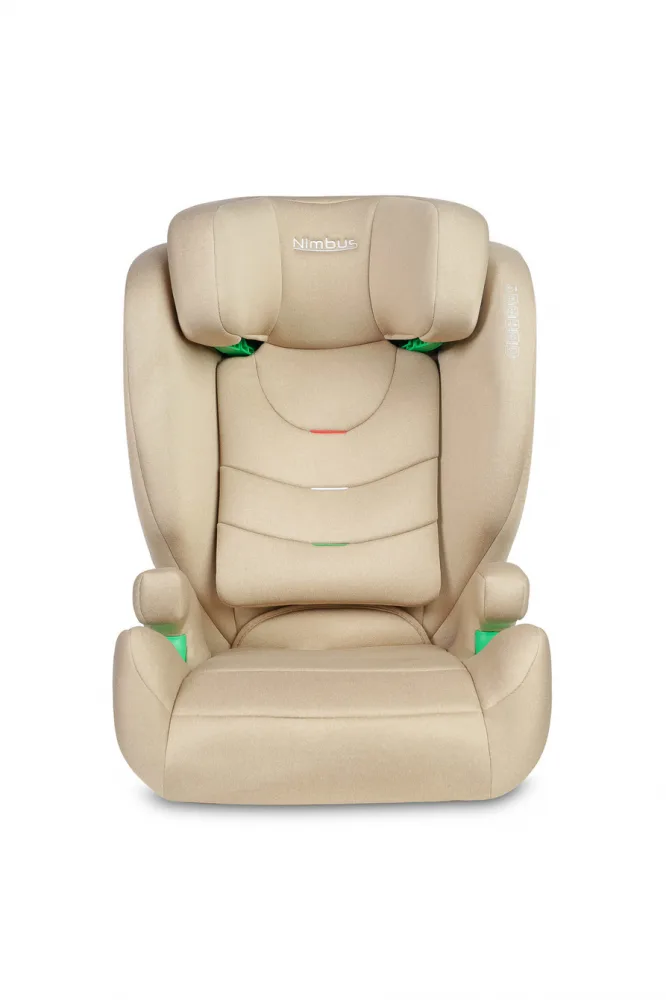 Scaun auto 2in1 cu isofix Caretero Nimbus Camel 100-150 cm i-Size cu spatar reglabil si detasabil